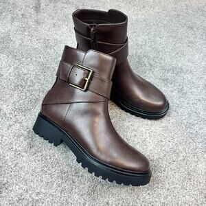 New without box. Unisa Brown Unjezzo ankle boots size 7.